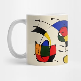 Art School Modernism in the style of Kandinsky Mug